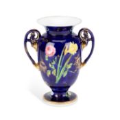 A SPODE PORCELAIN TWO-HANDLED VASE CIRCA 1820