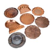 A GROUP OF ARTS AND CRAFTS COPPER