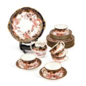 A ROYAL CROWN DERBY TEA SERVICE CIRCA 1902