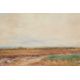 CLAUDE HAYS (1852-1922) MOOR LANDSCAPE WITH HAY CART - Image 1 of 2