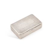 A VICTORIAN SCOTTISH SILVER SNUFF BOX