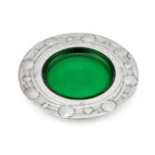 ARCHIBALD KNOX (1864-1933) FOR LIBERTY & CO A TUDRIC PEWTER BUTTER DISH