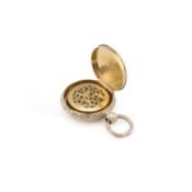 A GEORGE IV SILVER VINAIGRETTE