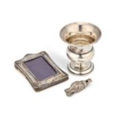 A VICTORIAN SILVER NOVELTY WHISTLE