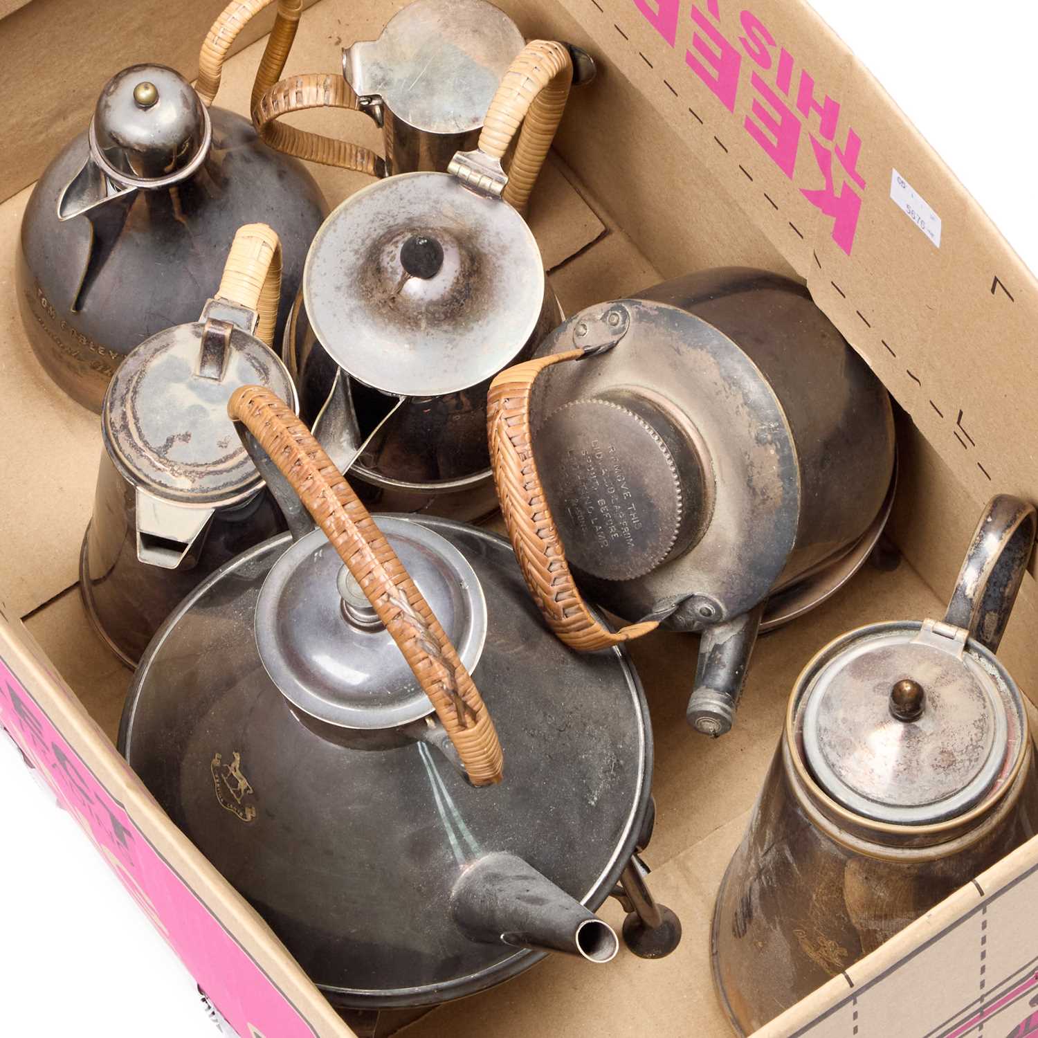 A GROUP OF SILVER PLATE