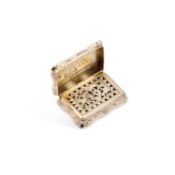 A VICTORIAN SILVER VINAIGRETTE