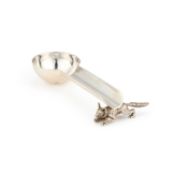 A SILVER NOVELTY ASHTRAY