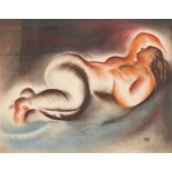 FREDERICK ROBERT JOHNSON (1900-1986) RECLINING NUDE
