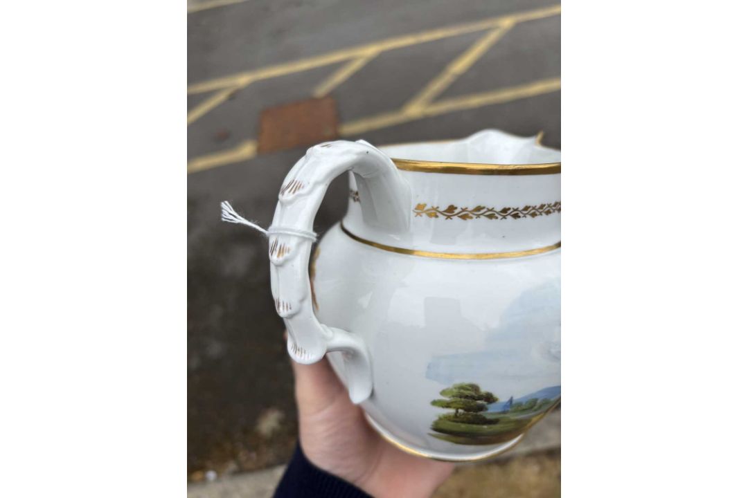 A NEW HALL BONE CHINA JUG CIRCA 1815 - Image 3 of 7