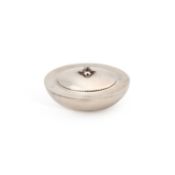 JOHAN ROHDE FOR GEORG JENSEN, A DANISH STERLING SILVER COVERED BOX