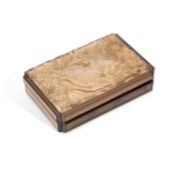 AN ART DECO CELLULOID CIGARETTE BOX