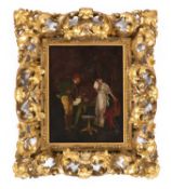 19TH CENTURY ITALIAN SCHOOL THE CONVERSATION