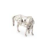 EMMA MACDERMOTT (IRISH, B.1957), A CAST SILVER MODEL OF A HORSE