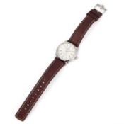 A GENTS STEEL ROLEX OYSTER STRAP WATCH