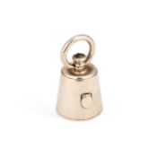 A VICTORIAN SILVER NOVELTY PEPPER GRINDER