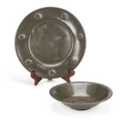 A LIBERTY & CO TUDRIC PEWTER CHARGER