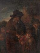 19TH CENTURY DUTCH SCHOOL (IN THE 17TH CENTURY STYLE) VIOLIN PLAYER