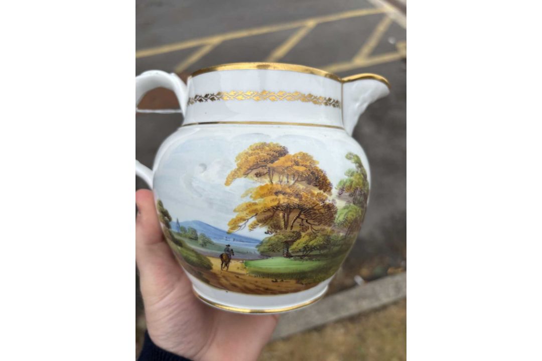 A NEW HALL BONE CHINA JUG CIRCA 1815 - Image 6 of 7