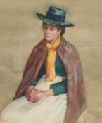 HELEN MARTIN (19TH/ 20TH CENTURY) PORTRAIT OF A SEATED LADY