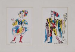 EMANUELE LUZZATI (1921-2007) LE PORELLO AND ZERLINA