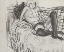 MICHAEL WELLER NEAC (CONTEMPORARY) NUDE STUDY