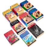 A GROUP OF NINE HARRY POTTER BOOKS