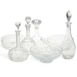 A GROUP OF GLASS