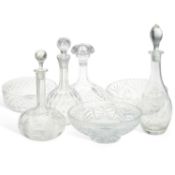A GROUP OF GLASS