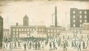 AFTER LAURENCE STEPHEN LOWRY (1887-1976) OUTSIDE THE MILLS