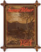 SAMUEL PALMER INTEREST THREE ORIGINAL EXHIBITION POSTERS, IN FINE OXFORD FRAMES