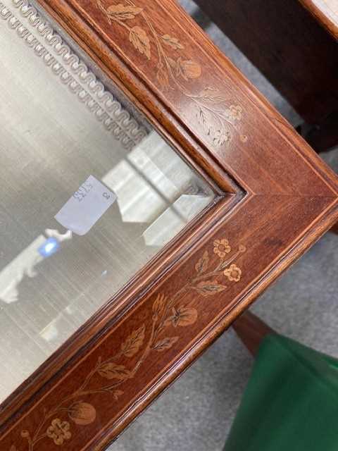 AN EDWARDIAN INLAID MAHOGANY BIJOUTERIE TABLE - Image 2 of 6