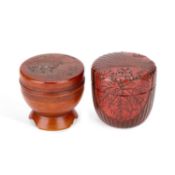 TWO JAPANESE NATSUMES MEIJI PERIOD (1868-1912)