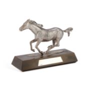 AN ELIZABETH II CAST SILVER EQUESTRIAN TROPHY