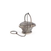 AN AMERICAN STERLING SILVER NOVELTY POMANDER