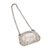 H.G. MURPHY, A SILVER DECANTER LABEL