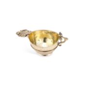 A SWEDISH PARCEL-GILT SILVER KASA