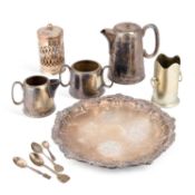 A GROUP OF SILVER-PLATE