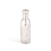 AN EARLY 20TH CENTURY SILVER-PLATED COCKTAIL SHAKER