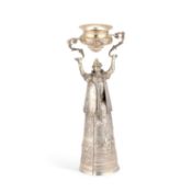 A LATE 19TH CENTURY GERMAN SILVER WAGER CUP