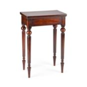 A 19TH CENTURY MAHOGANY HALL TABLE
