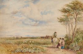 G.R GILL (19TH CENTURY) A VIEW IN SOUTH WALES