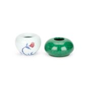 TWO CHINESE BRUSH WASHERS