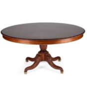 A REGENCY STYLE MAHOGANY BREAKFAST TABLE