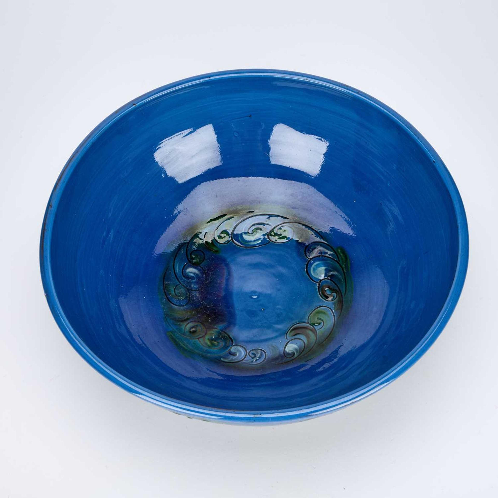 A C.H. BRANNAM POTTERY WASH BOWL AND JUG DATED 1911 - Bild 3 aus 6