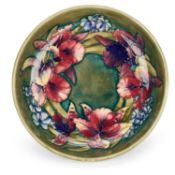 A LARGE WALTER MOORCROFT POTTERY BOWL