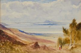 JOHN BLAIR (1850-1934) ARRAN FROM ABOVE AND LARES