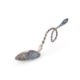 A NORWEGIAN SILVER AND PLIQUE-À-JOUR ENAMEL SPOON - Image 1 of 3