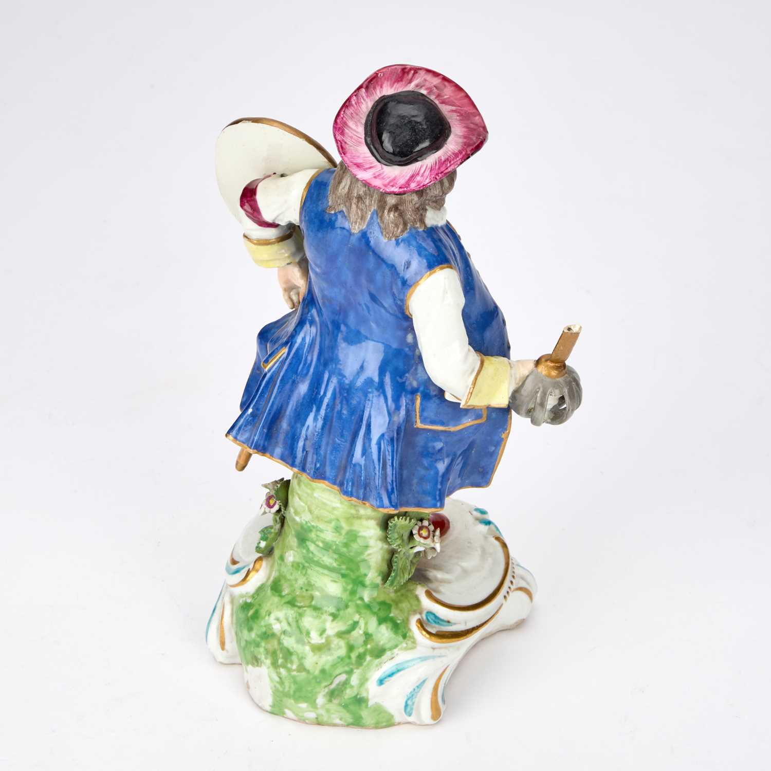 A LATE 19TH CENTURY PORCELAIN FIGURE OF JOHN FALSTAFF - Image 2 of 2