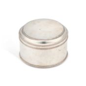 A 19TH CENTURY DUTCH SILVER BISCUIT BOX