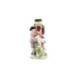 A PORCELAIN SCENT BOTTLE